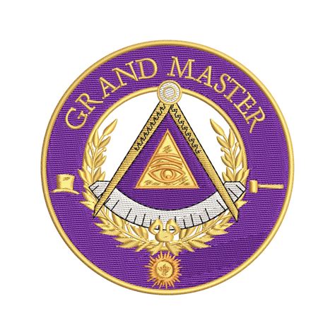 Grand Master Emblem Square And Compasses With The Rocker Etsy