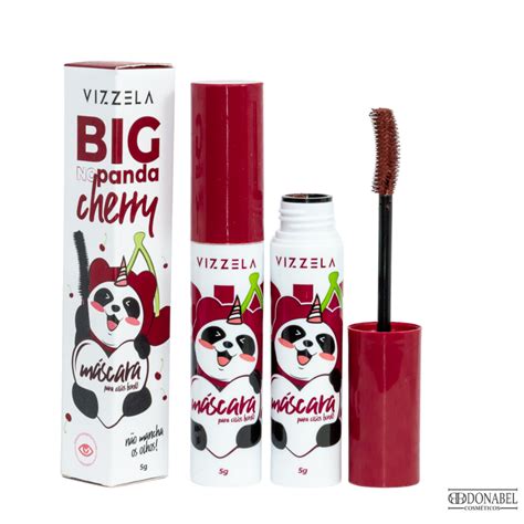 R Mel M Scara Para C Lios Big No Panda Cherry Bord Vinho Vizzela