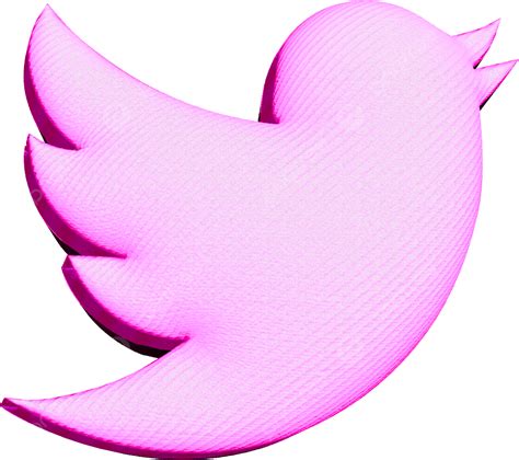 Vetor De Cone Rosa Do Twitter Png Twitter Rosa Cone Imagem Png E