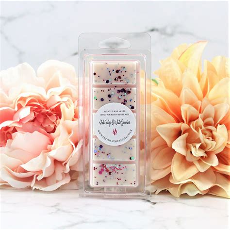 Pink Tulip And White Jasmine Mrs Hinch Laundry Inspired Wax Melt Snap Bar