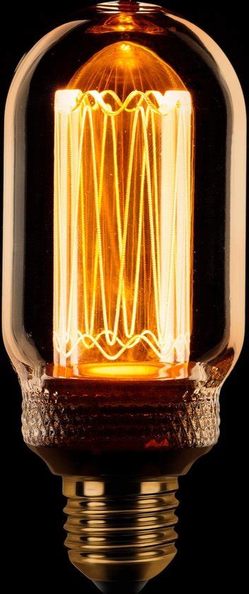 Led Kooldraad T45 45x115mm Buislamp E27 3 5w 13w 1800k Amber Dimbaar