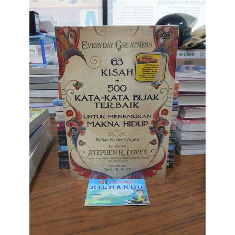 Jual Everyday Greatness 63 Kisah 500 Kata Kata Bijak Terbaik Untuk