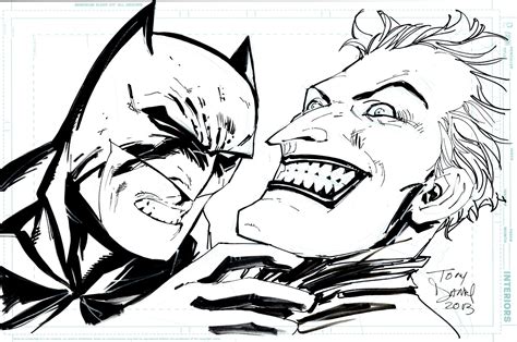 Joker Batman Comic Drawing