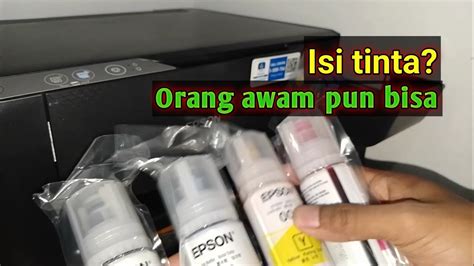 CARA MENGISI TINTA PRINTER EPSON L3210 SEMUA SERI L ANTI TUMPAH