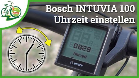 Bosch Intuvia 100 Smart System Uhrzeit Einstellen Sommerzeit