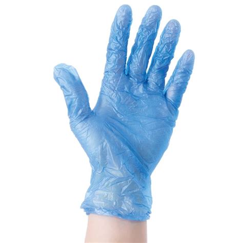 Buy Disposable Blue Vinyl Gloves Medium 1x100 Order Online From Jj