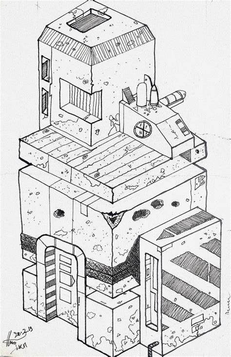 Artstation Redraw Futuristic House