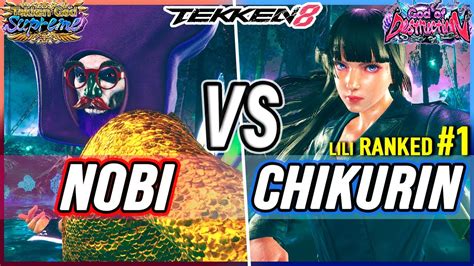 T Nobi Victor Vs Chikurin Ranked Lili Tekken High Level