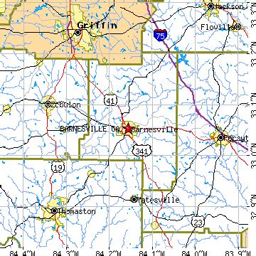 Barnesville, Georgia (GA) ~ population data, races, housing & economy