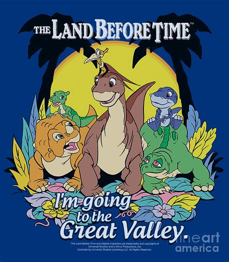 Land Before Time Dino Great Valley Digital Art By Debra Smart Pixels