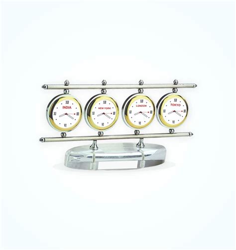 Premium World Time Office Desk Clock - Joytree Global