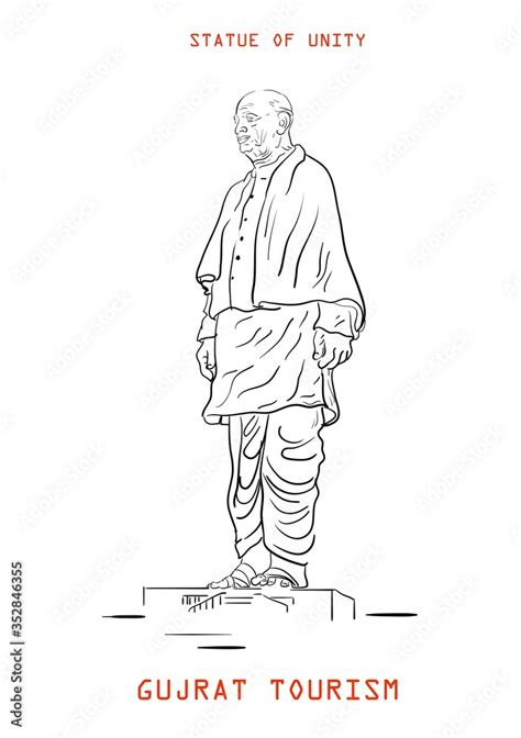 Sri Sardar Vallabhai Patel, Statue of unity Stock Vector | Adobe Stock