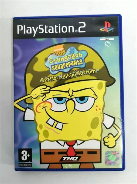 Spongebob Squarepants Battle For Bikini Bottom Sony Playstation 2 Ps2