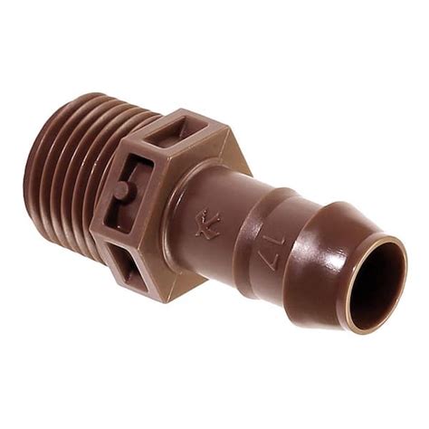 Rain Bird 12 In Adapter Male Pipe Thread To Drip Tubing Ba 050mpsx The Home Depot