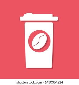 Illustration Coffee Cupflat Design Stock Vector Royalty Free