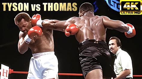 Mike Tyson Vs Pinklon Thomas Knockout Highlights Boxing Fight 4k