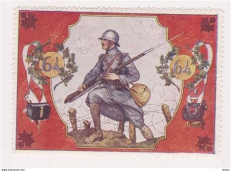 Vignette Militaire Delandre Me R Giment D Infanterie Eur