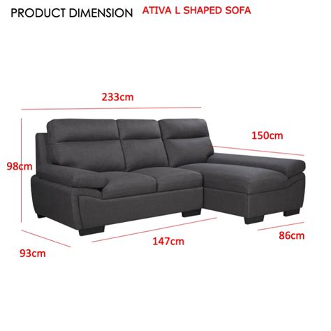 L Shape Sofa Dimensions Atelier Yuwa Ciao Jp