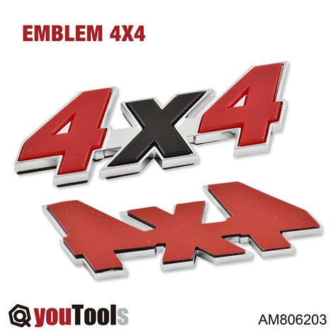 Emblem 4×4 Car Decal Sticker Car Decor Youtools