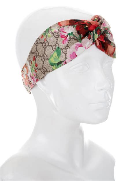 Gucci Silk Gg Blooms Headband Accessories Guc The Realreal