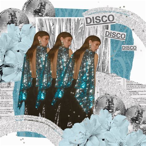 Disco Collage Lorna Collins Design Fashion Design Portfolio