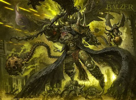 Mortarion Art By Helge C Balzer 40k Gallery