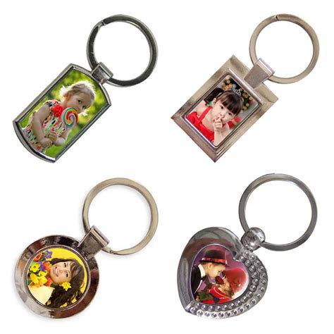 Sublimation Keychains Blank Metal Key Ring Hot Transfer Printing Diy