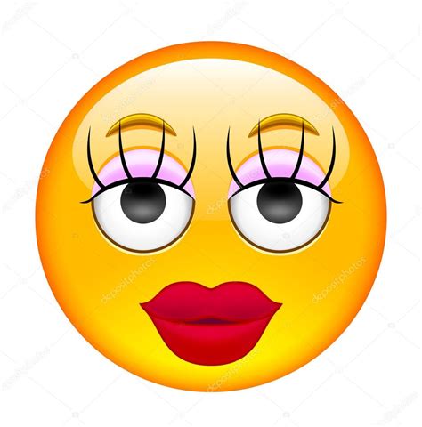 Lady Emoticon. Girl Emoticon. Woman Emoticon. Stock Vector by ©ober-art ...