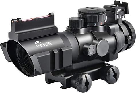 Amazon CVLIFE 4x32 Tactical Rifle Scope Red Green Blue