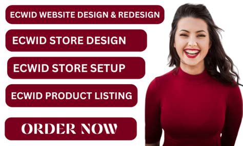 Setup Ecwid Store Design Redesign Ecwid Website Product Listing By