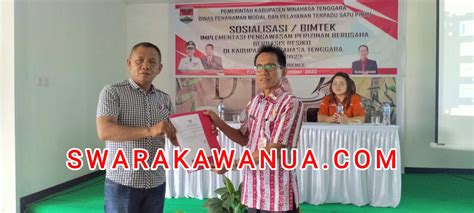 Dinas PMPTSP Mitra Gelar Bimtek Terkait Implementasi Dan Pengawasan