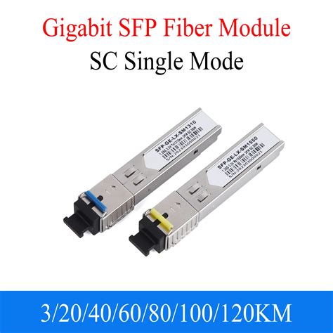 1pair Gigabit Fiber Sfp Module 1000m Sc 1 25g 1310nm 1550nm Single Mode A B Fiber