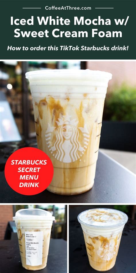 How To Order Tiktok Starbucks Iced White Mocha Drink Starbucks White