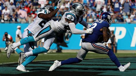 New York Giants Carolina Panthers Late Field Goal Crushes Big Blue