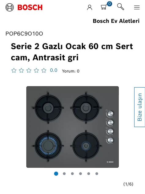 BOSCH ANTRASİT GRİ OCAK SIFIR Ev Aletleri 1680587596