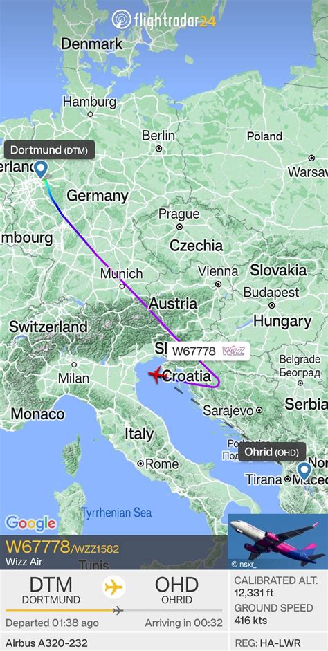 Flightradar24 On Twitter Wizzair Flight W67778 From Dortmund To