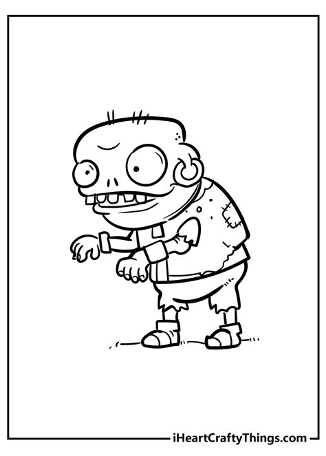 Plants Vs Zombies Printable Coloring Pages