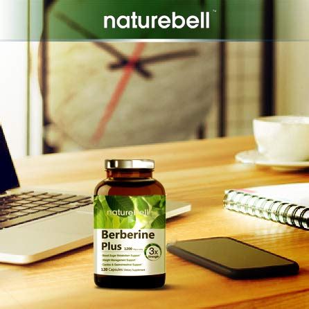 Naturebell Berberine Plus Mg Per Serving Capsules Supports