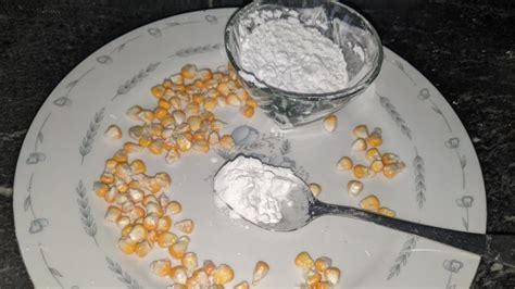 Home Made Corn Starch Or Corn Flour How To Make Corn Flour At Home