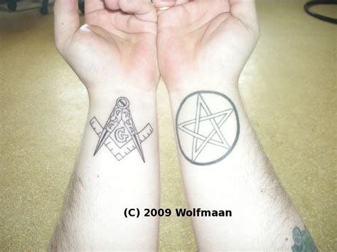 Wiccan Pentagram Tattoo