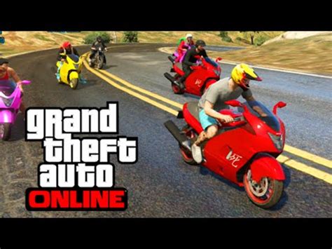 Gta V Online Corrida A Nova Moto Hakuchou Corrida Insana