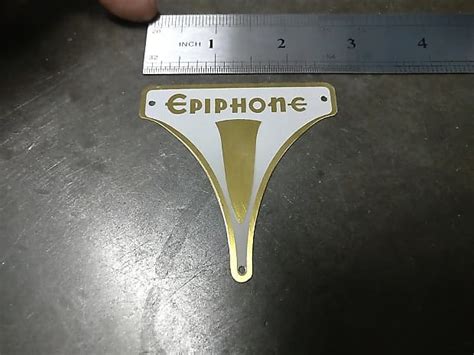 Epiphone Bikini Logo Badge For Or Guitar Headstock Reverb
