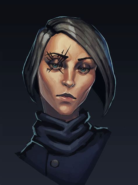 Artstation Dishonored Style Portraitstudy Jeremy Anninos