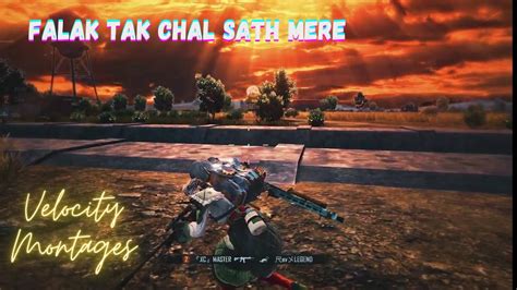 FALAK TAK CHAL SATH MERE 60 FPS BGMI MONTAGES PUBG MONTAGE Trending