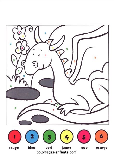 Jeux De Dragons Coloriage Magique Coloriage Chiffre Jeux De Dragon