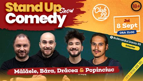 Bilete Stand Up La Club Cu M L Ele B Ra Dr Cea Popinciuc Sep