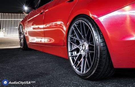 Bmw 3 Series F30 Red Rotiform Rse Wheel Front