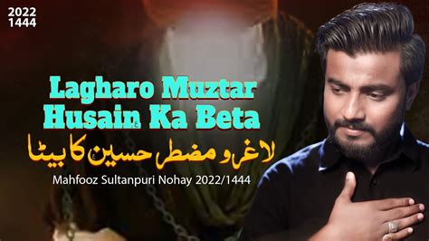 Nohay Husain Ka Beta Mahfooz Sultanpuri Nohay Noha Imam