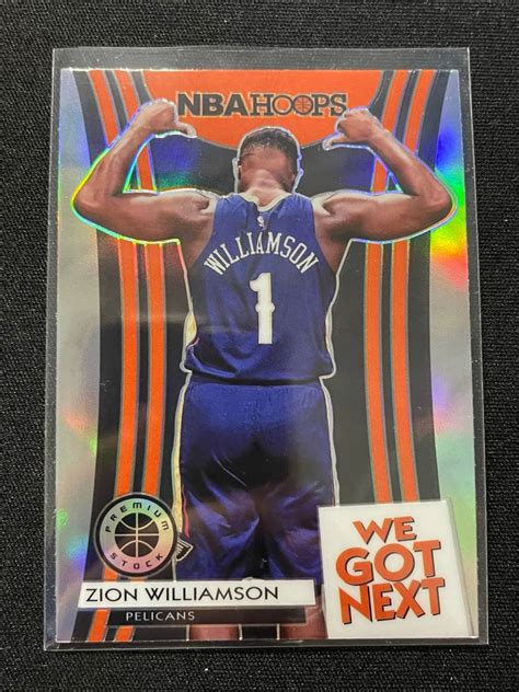 Yahoo Zion Williamson Rc Nba Hoops Premium Silver W