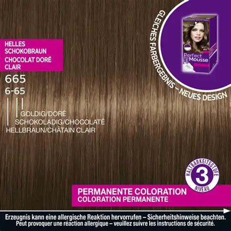 Perfect Mousse Perfect Mousse Schaumcoloration 665 Helles Schokobraun ...
